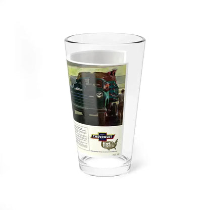Chevrolet advertisement, 1952 (3) (Magazine Illustration) Pint Glass 16oz - Go Mug Yourself