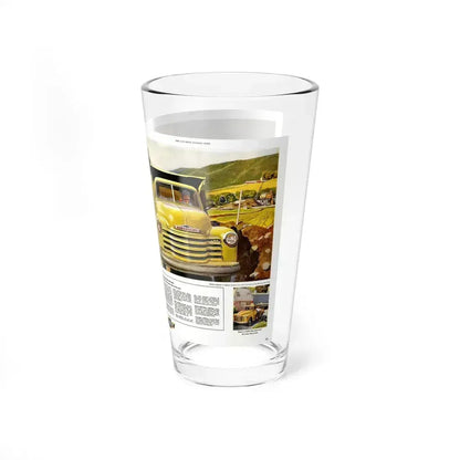 Chevrolet advertisement, 1953 (Magazine Illustration) Pint Glass 16oz - Go Mug Yourself