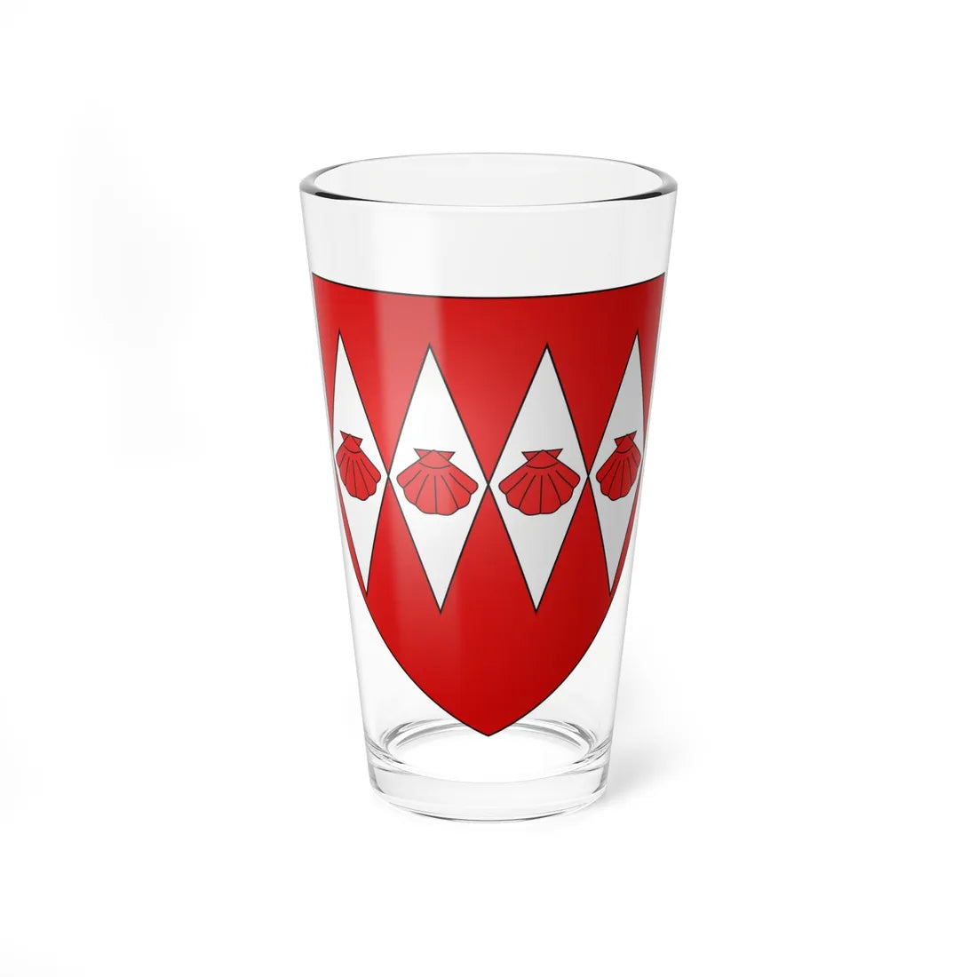 Cheyne of Ireland arms (Ireland) (Coat of Arms) Pint Glass 16oz 16oz - Go Mug Yourself