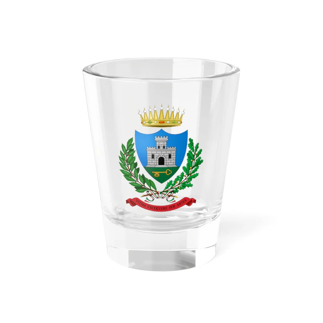 Chiavari-Stemma (Italy) (Coat of Arms) Shot Glass 1.5oz 1.5oz - Go Mug Yourself