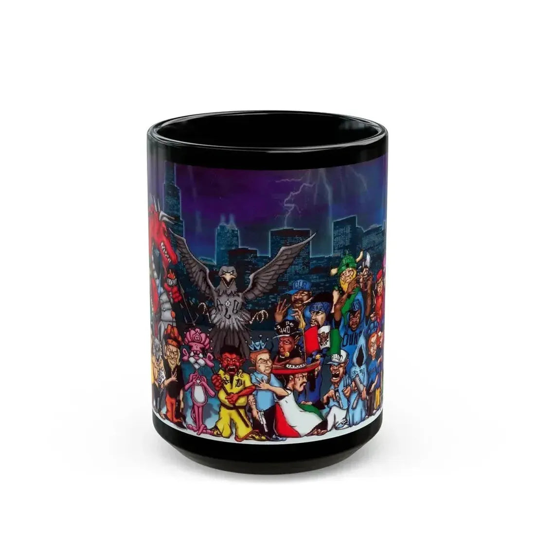 Chicago Gangs (Folks) Black Coffee Mug 15oz - Go Mug Yourself