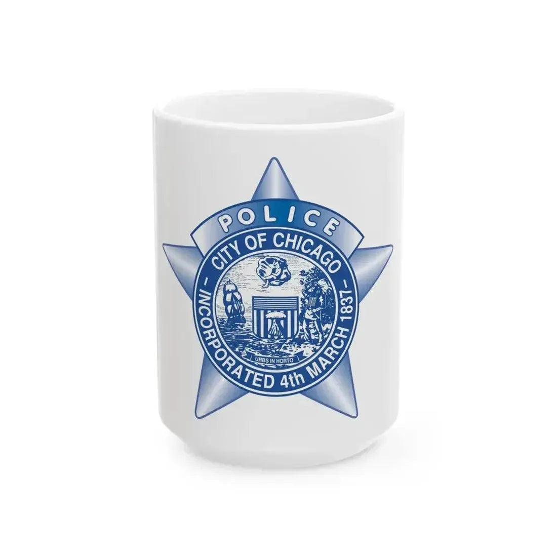 Chicago Police - White Coffee Mug 15oz - Go Mug Yourself