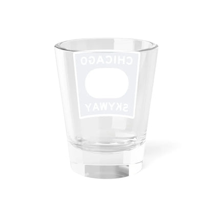 Chicago Skyway logo (Illinois) (Road Sign) Shot Glass 1.5oz - Go Mug Yourself