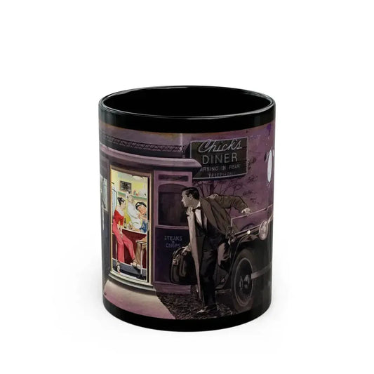 Chick's Diner - Black Coffee Mug 11oz - Go Mug Yourself