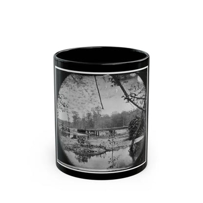 Chickahominy River, Va.  Bridge On Mechanicsville Road (U.S. Civil War) Black Coffee Mug 11oz - Go Mug Yourself