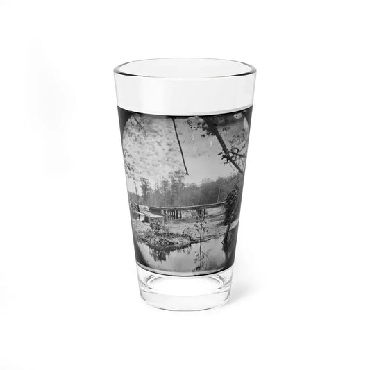 Chickahominy River, Va.  Bridge On Mechanicsville Road (U.S. Civil War) Pint Glass 16oz 16oz - Go Mug Yourself