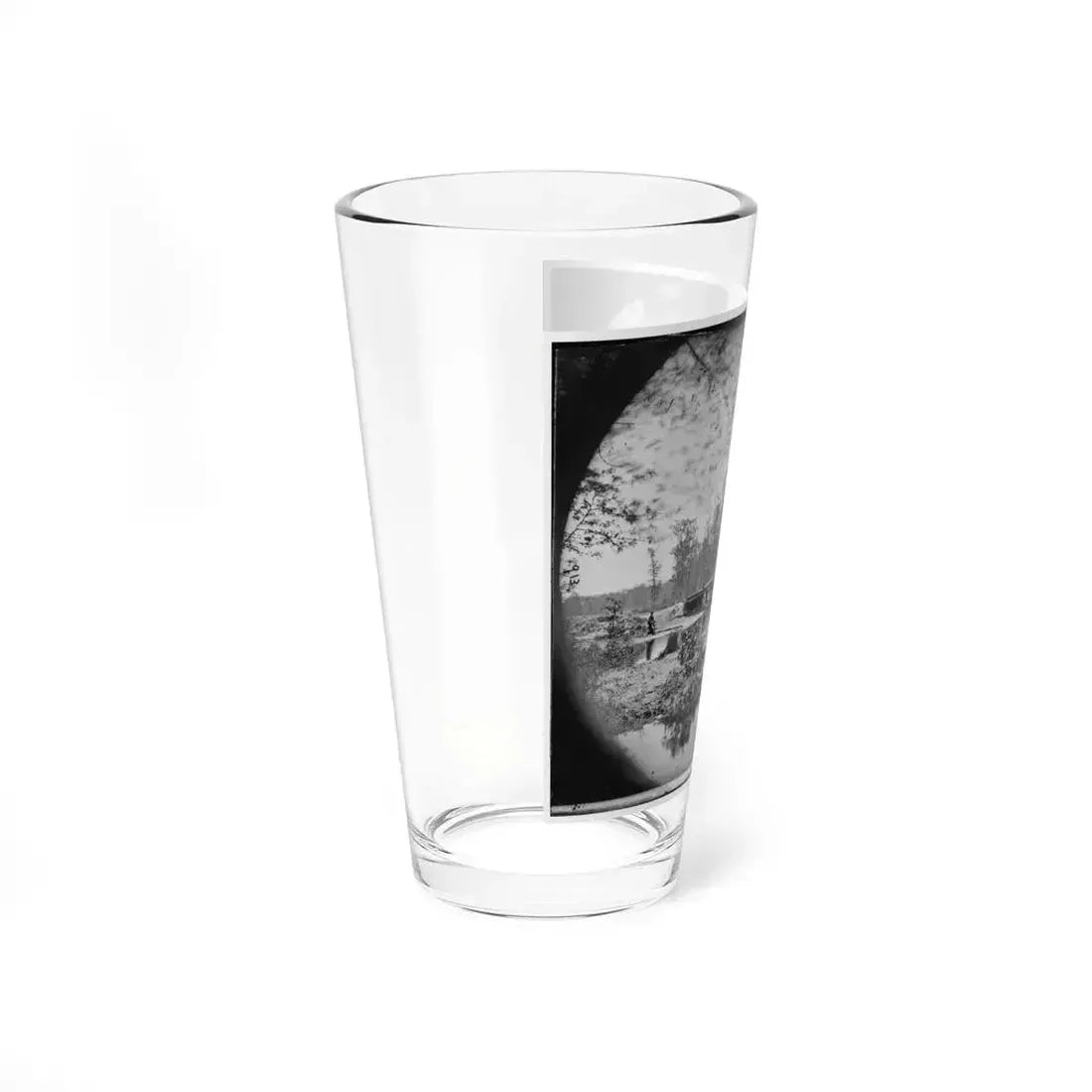 Chickahominy River, Va.  Bridge On Mechanicsville Road (U.S. Civil War) Pint Glass 16oz - Go Mug Yourself