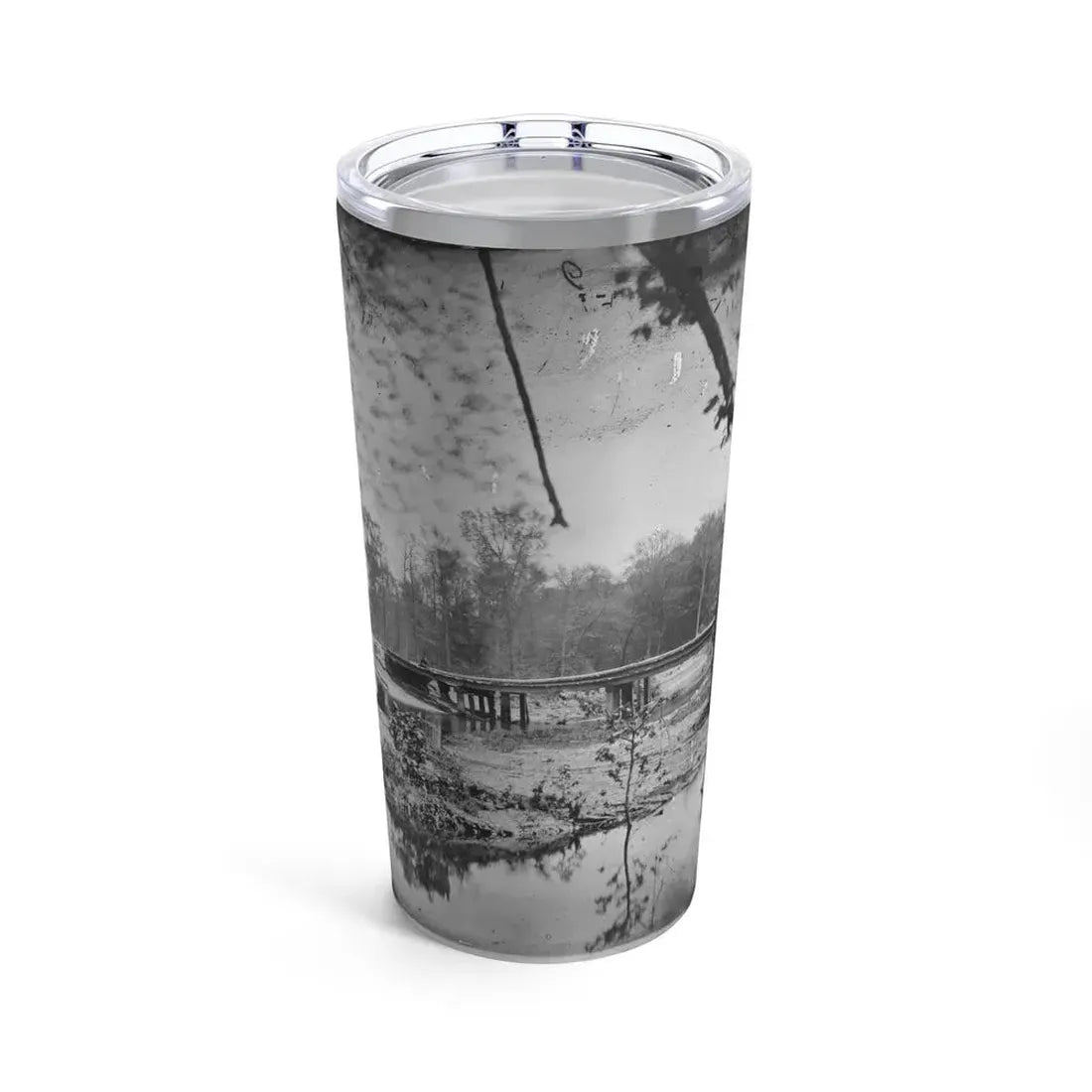 Chickahominy River, Va.  Bridge On Mechanicsville Road (U.S. Civil War) Tumbler 20oz 20oz - Go Mug Yourself