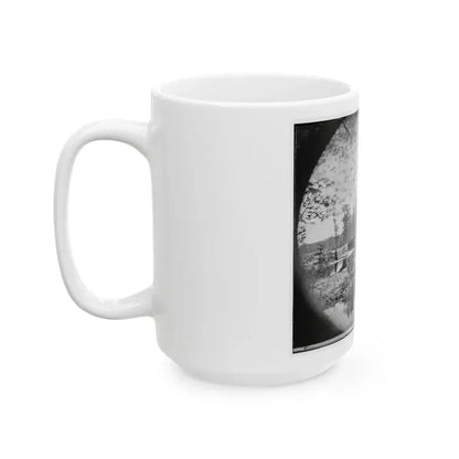 Chickahominy River, Va.  Bridge On Mechanicsville Road (U.S. Civil War) White Coffee Mug - Go Mug Yourself