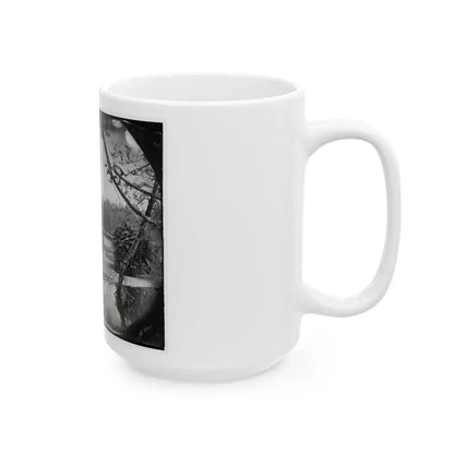 Chickahominy River, Va.  Bridge On Mechanicsville Road (U.S. Civil War) White Coffee Mug - Go Mug Yourself