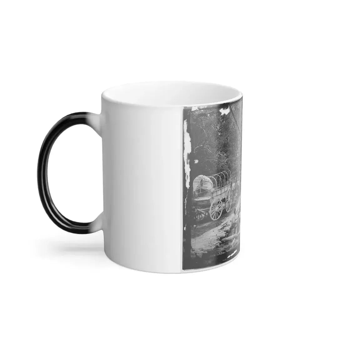 Chickahominy River, Va. Grapevine Bridge Built May 27-28, 1862, by the 5Th New Hampshire Infantry Under Col. Edward E. Cross (U.S. Civil War) Color Changing Coffee Mug 11oz - Go Mug Yourself