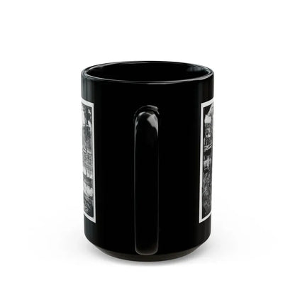 Chickahominy River, Va. Military Bridge Built By The 15th New York Volunteers Under Col. John Mcl. Murphy (U.S. Civil War) Black Coffee Mug - Go Mug Yourself