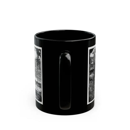Chickahominy River, Va. Military Bridge Built By The 15th New York Volunteers Under Col. John Mcl. Murphy (U.S. Civil War) Black Coffee Mug - Go Mug Yourself