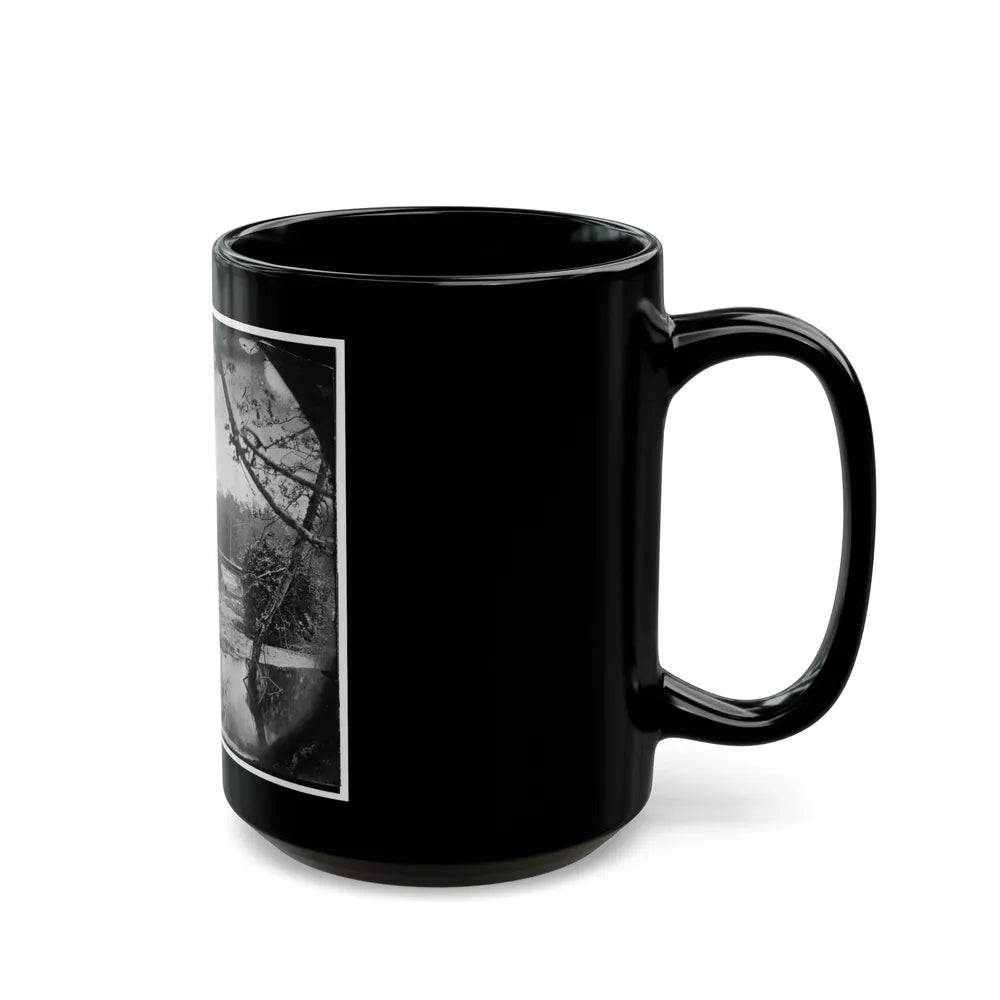 Chickahominy River, Va. Bridge On Mechanicsville Road (U.S. Civil War) Black Coffee Mug-Go Mug Yourself