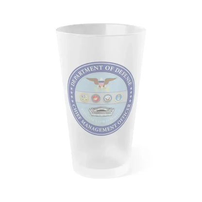Chief Management Officer of the Department of Defense - Frosted Pint Glass 16oz 16oz Frosted - Go Mug Yourself