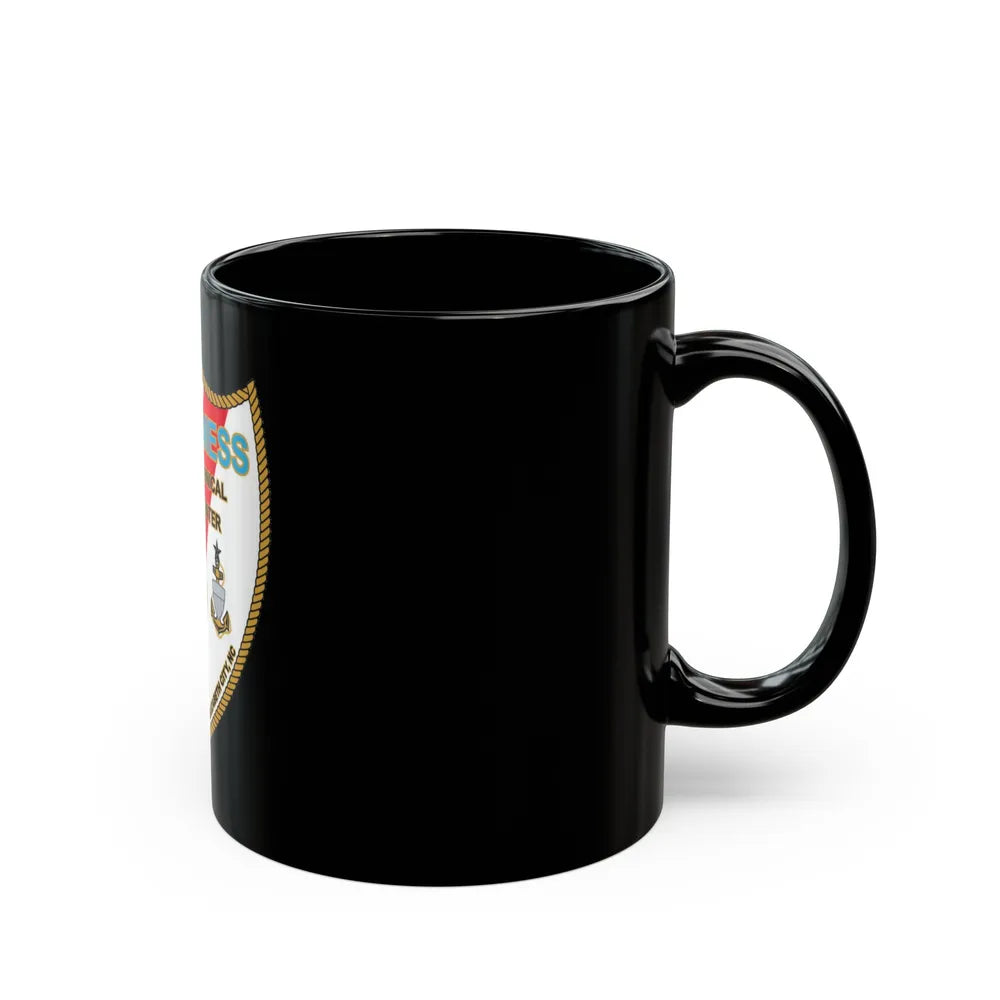 Chiefs Mess ATTC USCGC Elizabeth City NC (U.S. Coast Guard) Black Coffee Mug-Go Mug Yourself