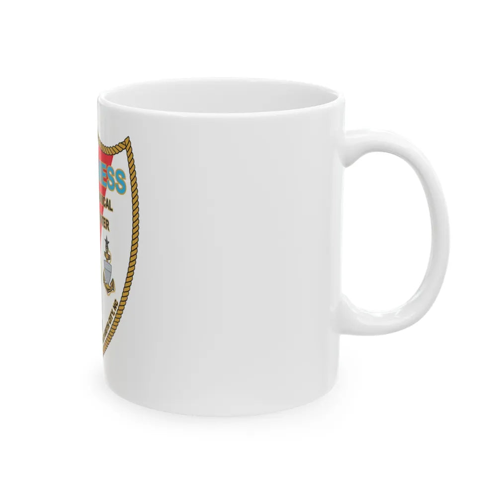 Chiefs Mess ATTC USCGC Elizabeth City NC (U.S. Coast Guard) White Coffee Mug-Go Mug Yourself