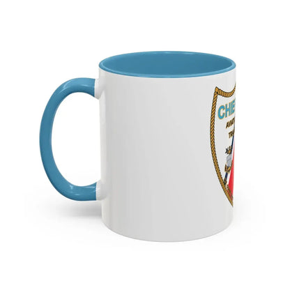 Chiefs Mess ATTC USCGC Elizabeth City NC (U.S. Coast Guard) Accent Coffee Mug - Go Mug Yourself