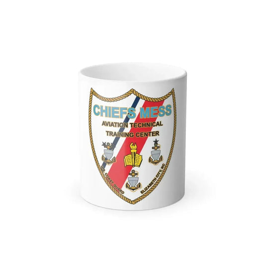Chiefs Mess ATTC USCGC Elizabeth City NC (U.S. Coast Guard) Color Changing Coffee Mug 11oz - Go Mug Yourself