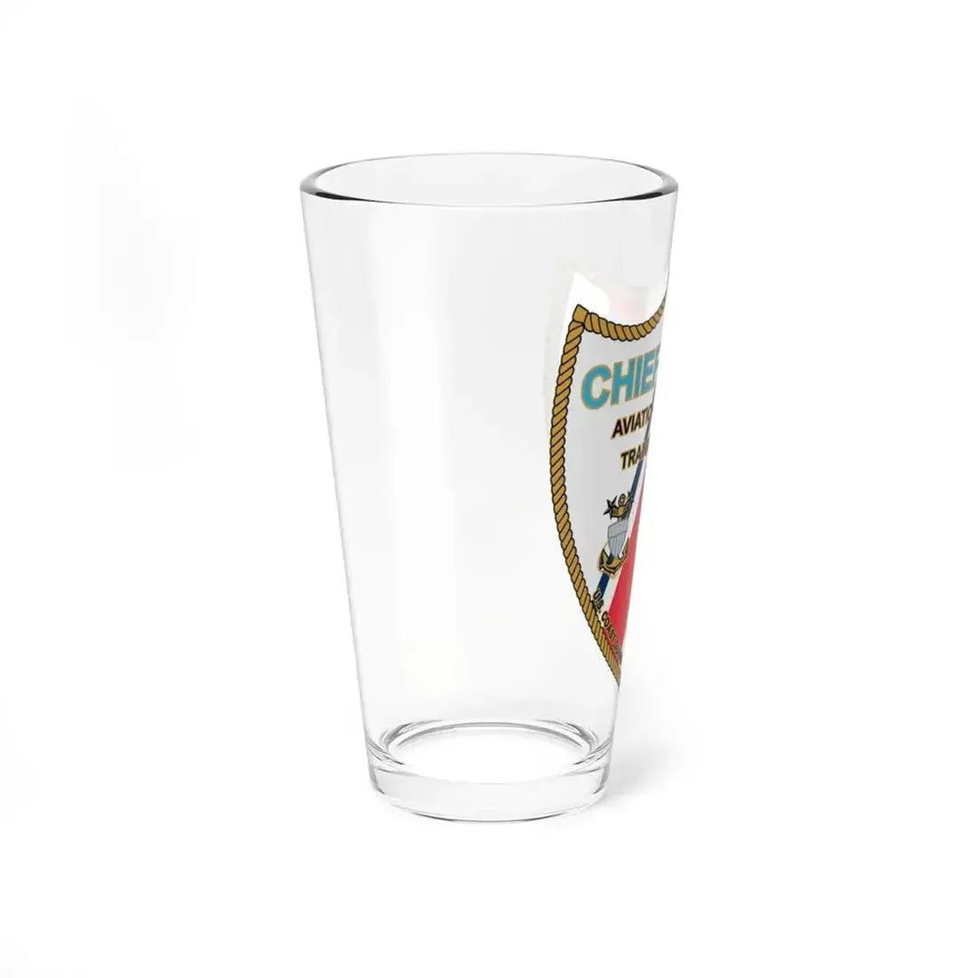 Chiefs Mess ATTC USCGC Elizabeth City NC (U.S. Coast Guard) Pint Glass 16oz - Go Mug Yourself