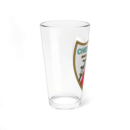 Chiefs Mess ATTC USCGC Elizabeth City NC (U.S. Coast Guard) Pint Glass 16oz - Go Mug Yourself