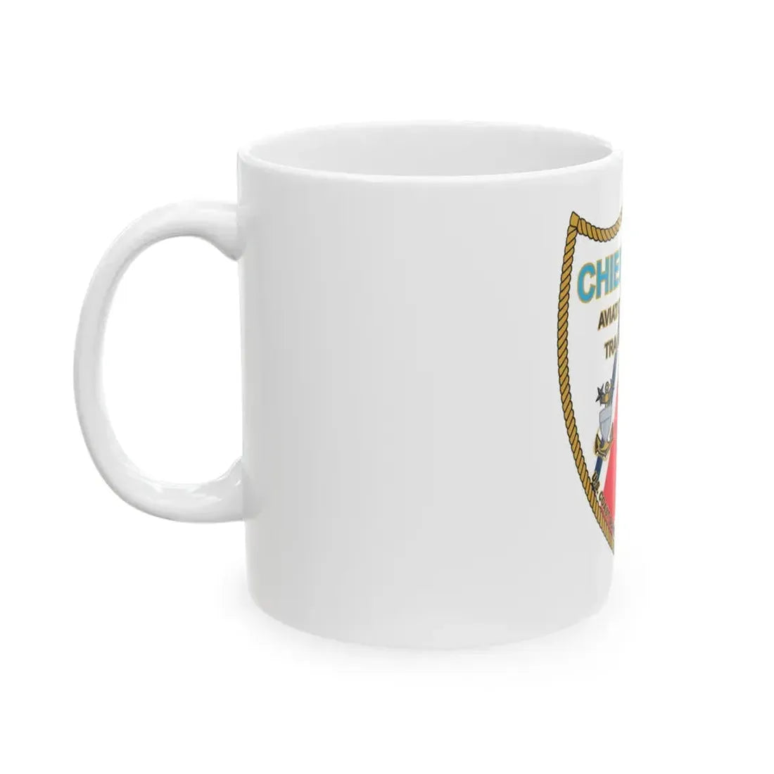 Chiefs Mess ATTC USCGC Elizabeth City NC (U.S. Coast Guard) White Coffee Mug - Go Mug Yourself