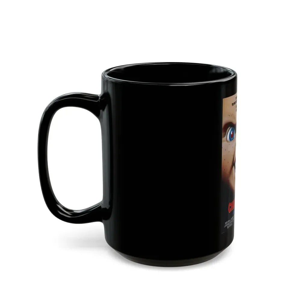 CHILD'S PLAY 3 1991 Movie Poster - Black Coffee Mug - Go Mug Yourself