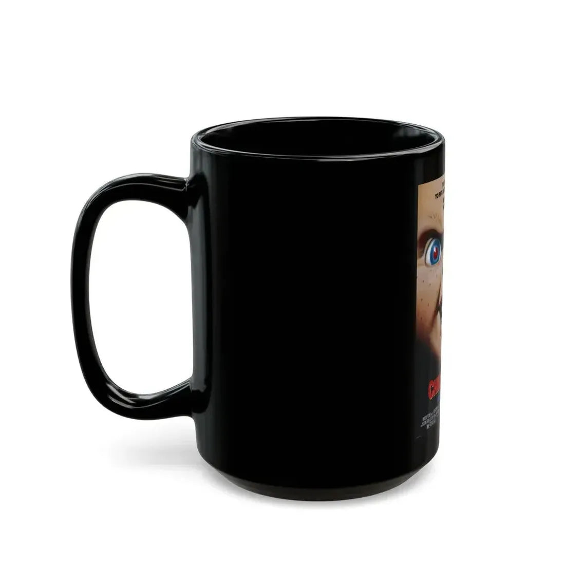CHILD'S PLAY 3 1991 Movie Poster - Black Coffee Mug - Go Mug Yourself