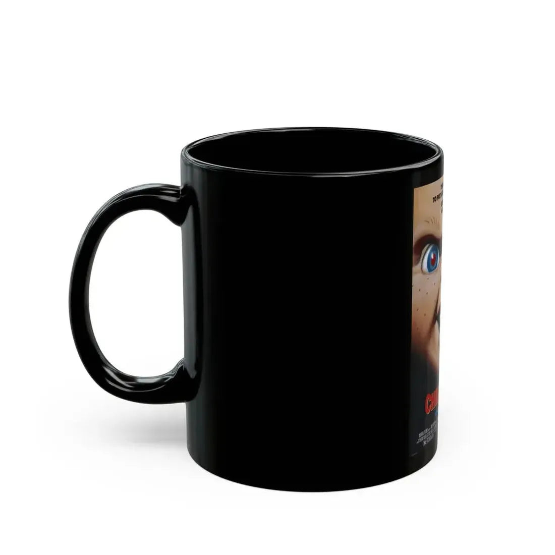 CHILD'S PLAY 3 1991 Movie Poster - Black Coffee Mug - Go Mug Yourself