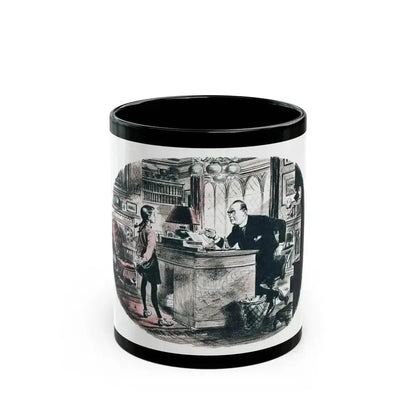 Children Of The Archbishop by Norman Collins, Woman magazine, 1951 (1) - Black Coffee Mug 11oz - Go Mug Yourself