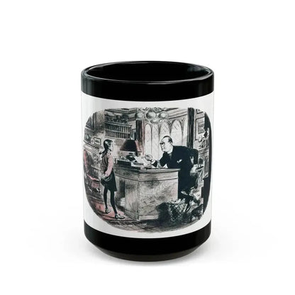 Children Of The Archbishop by Norman Collins, Woman magazine, 1951 (1) - Black Coffee Mug 15oz - Go Mug Yourself