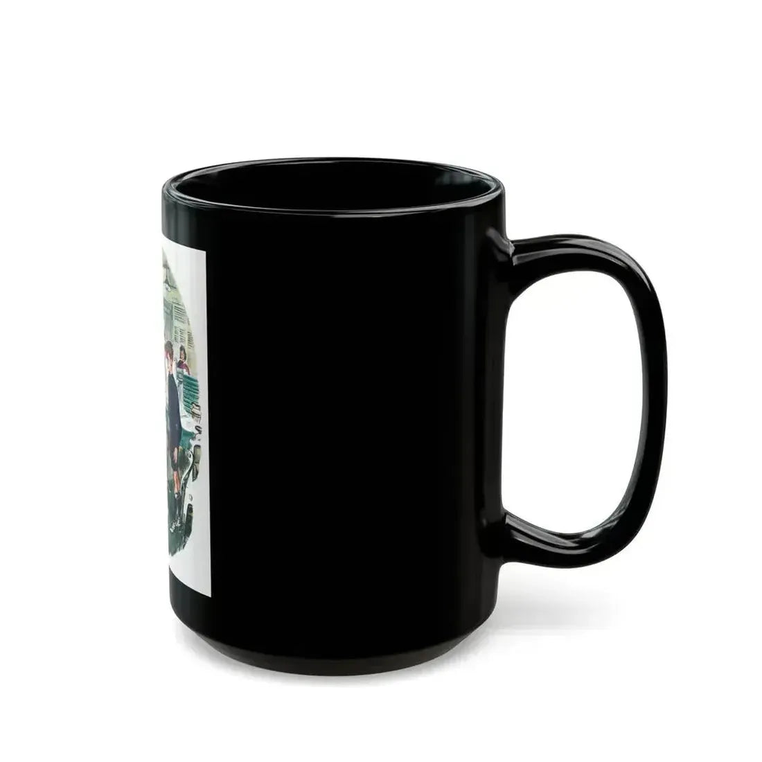 Children Of The Archbishop by Norman Collins, Woman magazine, 1951 (2) - Black Coffee Mug - Go Mug Yourself
