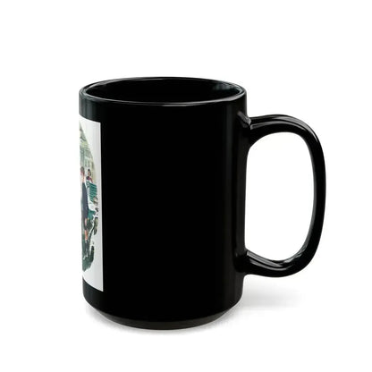 Children Of The Archbishop by Norman Collins, Woman magazine, 1951 (2) - Black Coffee Mug - Go Mug Yourself