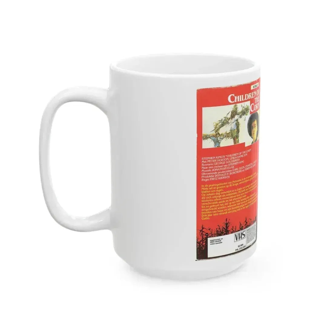 CHILDREN OF THE CORN (VHS COVER) - White Coffee Mug - Go Mug Yourself