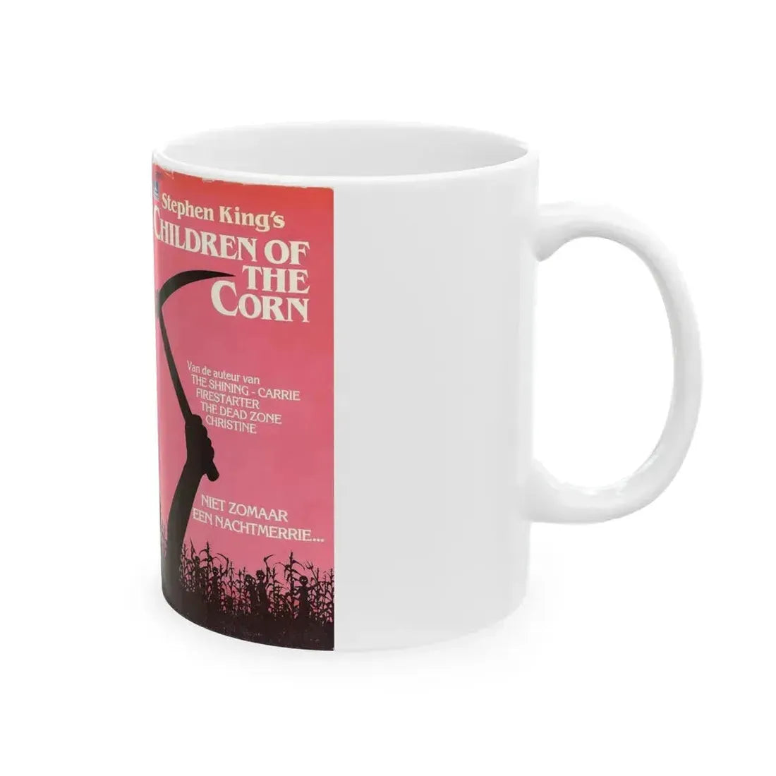 CHILDREN OF THE CORN (VHS COVER) - White Coffee Mug - Go Mug Yourself