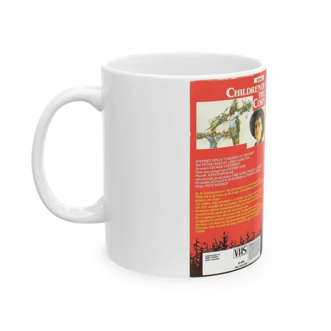 CHILDREN OF THE CORN (VHS COVER) - White Coffee Mug - Go Mug Yourself