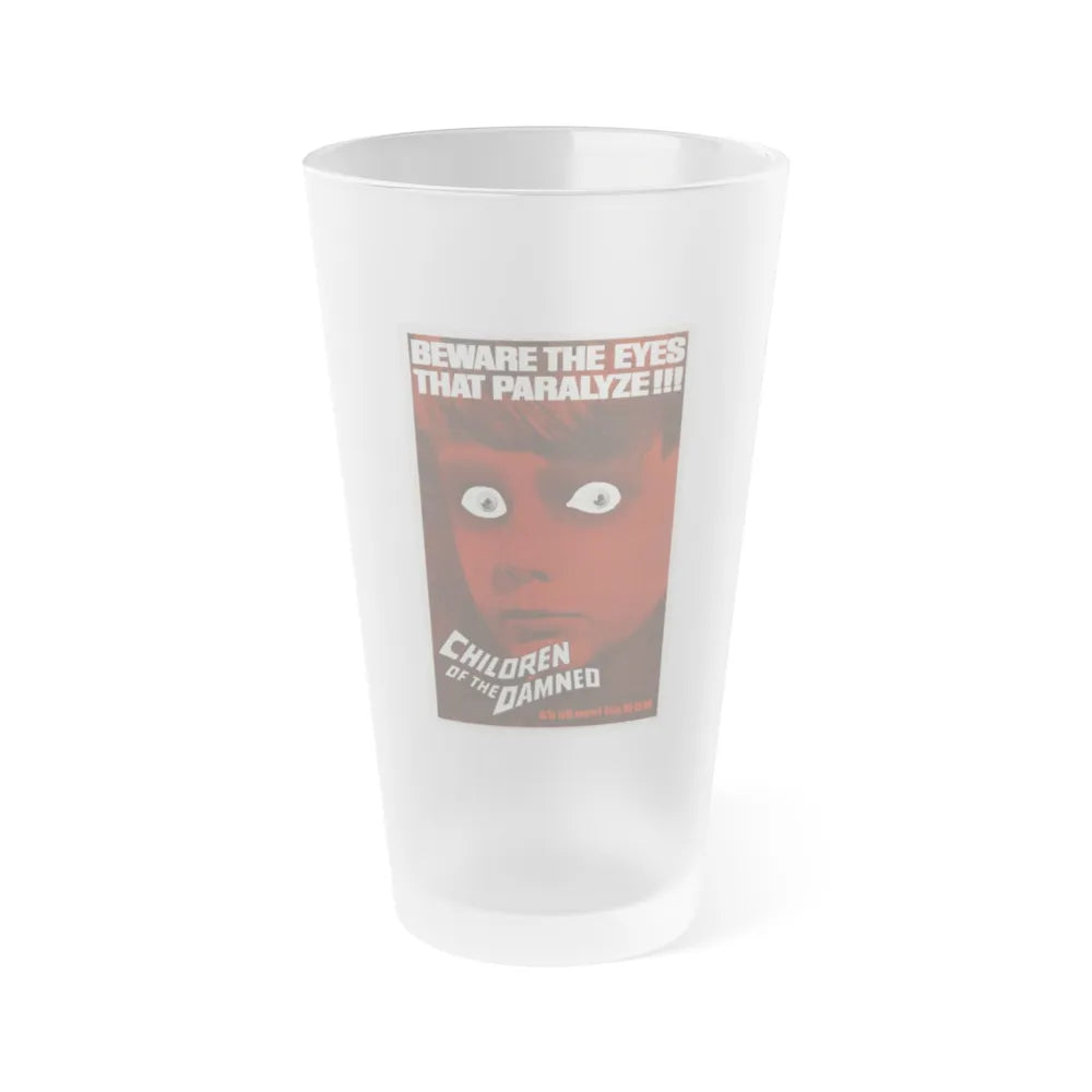 CHILDREN OF THE DAMNED 1964 Movie Poster - Frosted Pint Glass 16oz-16oz-Frosted-Go Mug Yourself