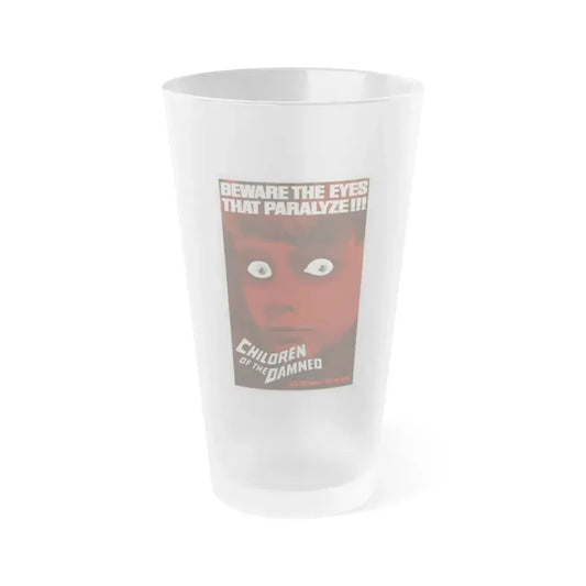 CHILDREN OF THE DAMNED 1964 Movie Poster - Frosted Pint Glass 16oz 16oz Frosted - Go Mug Yourself