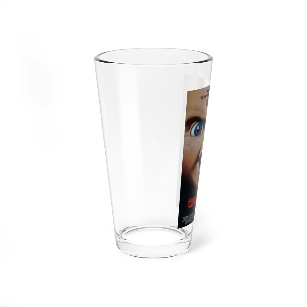 CHILD'S PLAY 3 1991 Movie Poster - Pint Glass 16oz-Go Mug Yourself