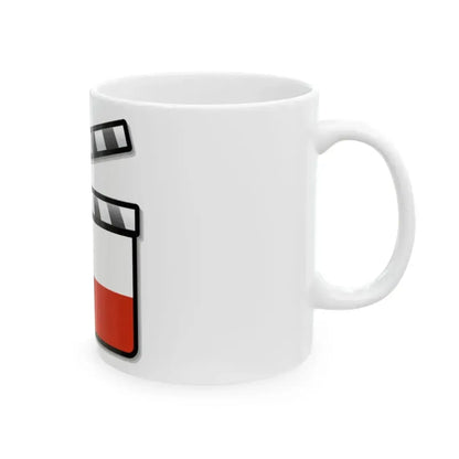 Chile film clapperboard (Chile) White Coffee Mug - Go Mug Yourself
