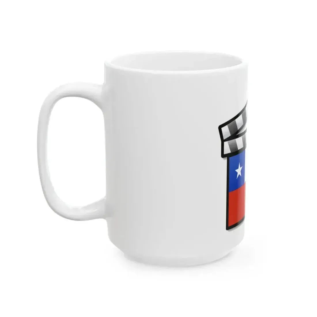 Chile film clapperboard (Chile) White Coffee Mug - Go Mug Yourself