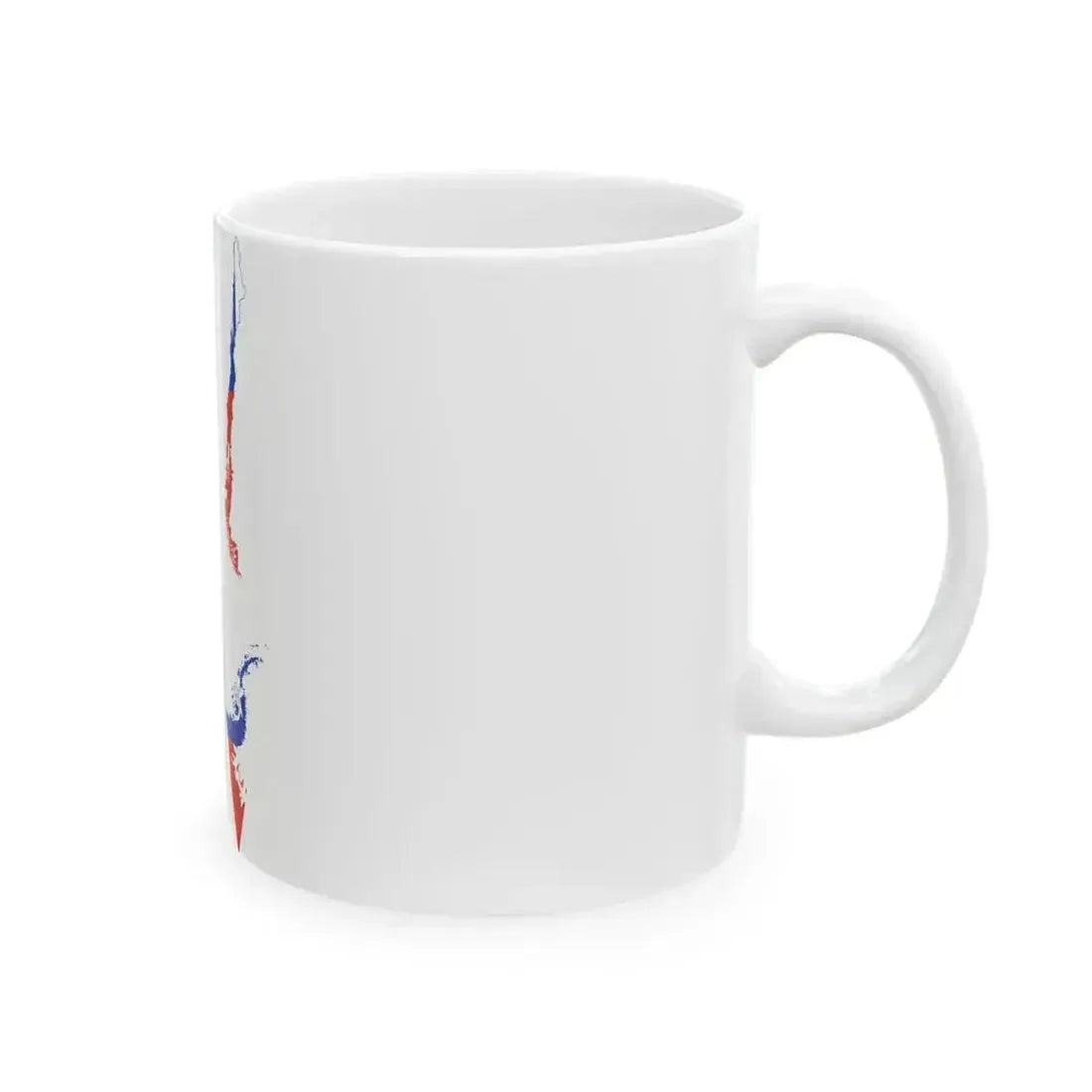 Chile flag map Claims to Antarctica included (Chile) White Coffee Mug - Go Mug Yourself