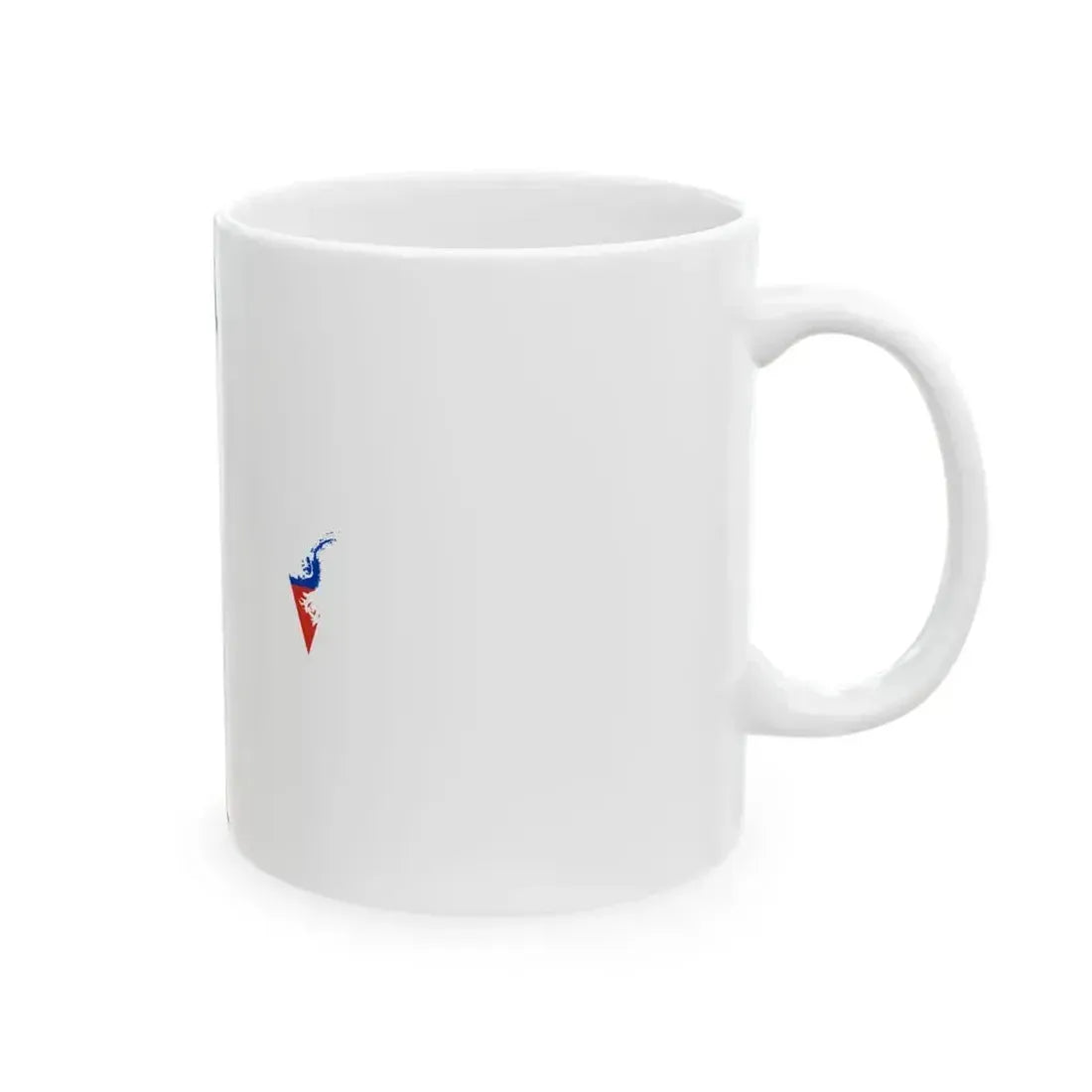 Chile Flag map with Islands and Antarctic territory (Chile) White Coffee Mug - Go Mug Yourself