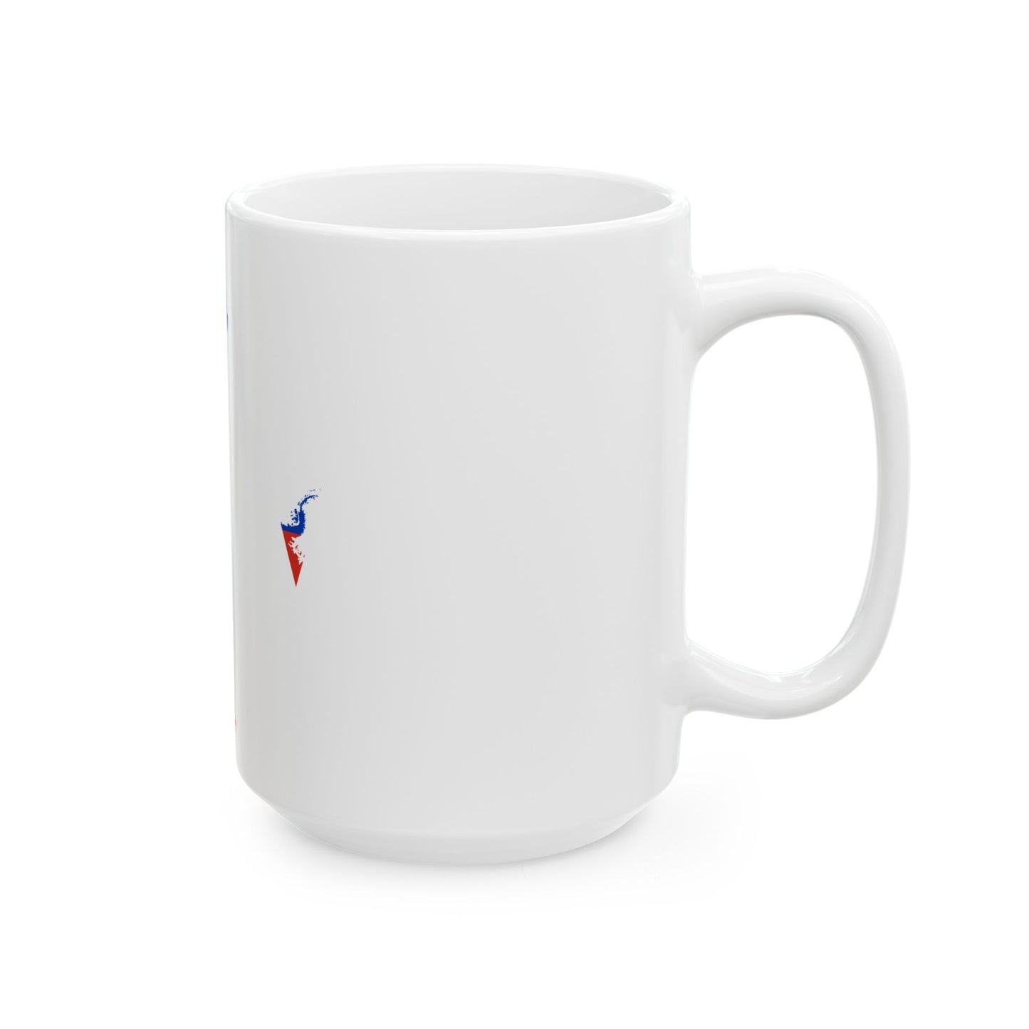 Chile Flag map with Islands and Antarctic territory (Chile) White Coffee Mug-Go Mug Yourself