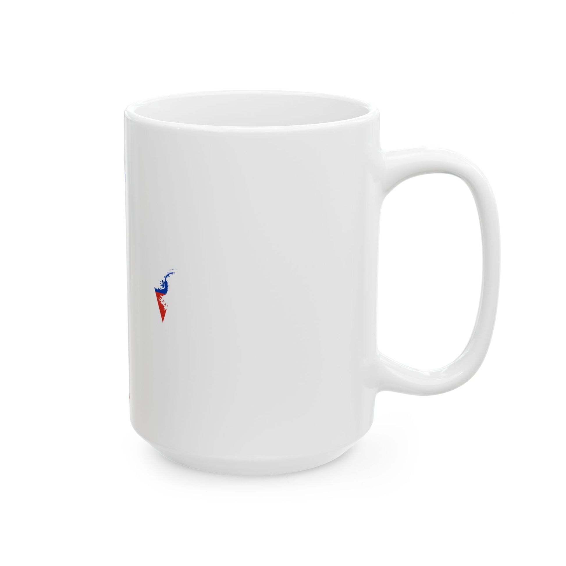 Chile Flag map with Islands and Antarctic territory (Chile) White Coffee Mug-Go Mug Yourself