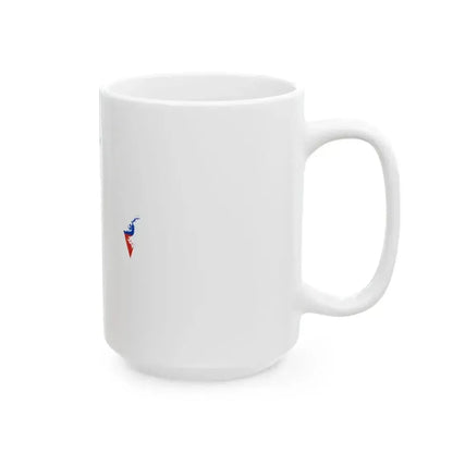 Chile Flag map with Islands and Antarctic territory (Chile) White Coffee Mug - Go Mug Yourself