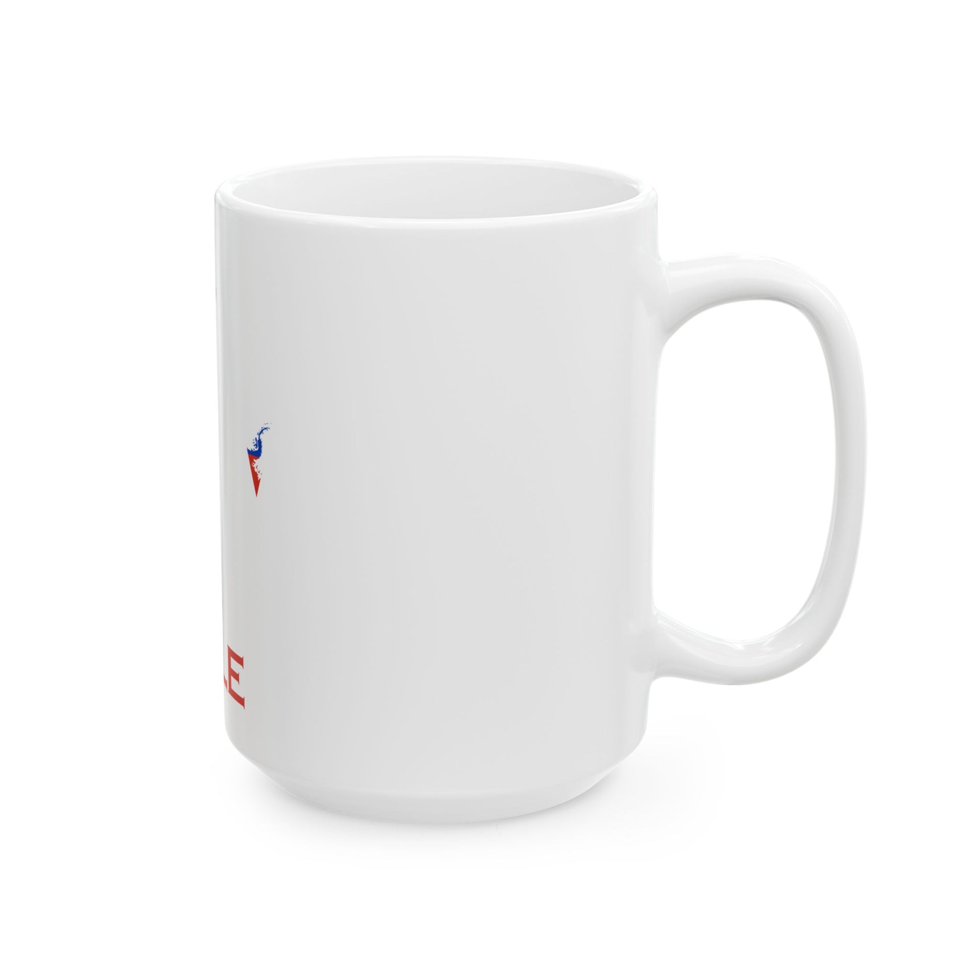 Chile Flag map with Islands Antarctic territory and name (Chile) White Coffee Mug-Go Mug Yourself