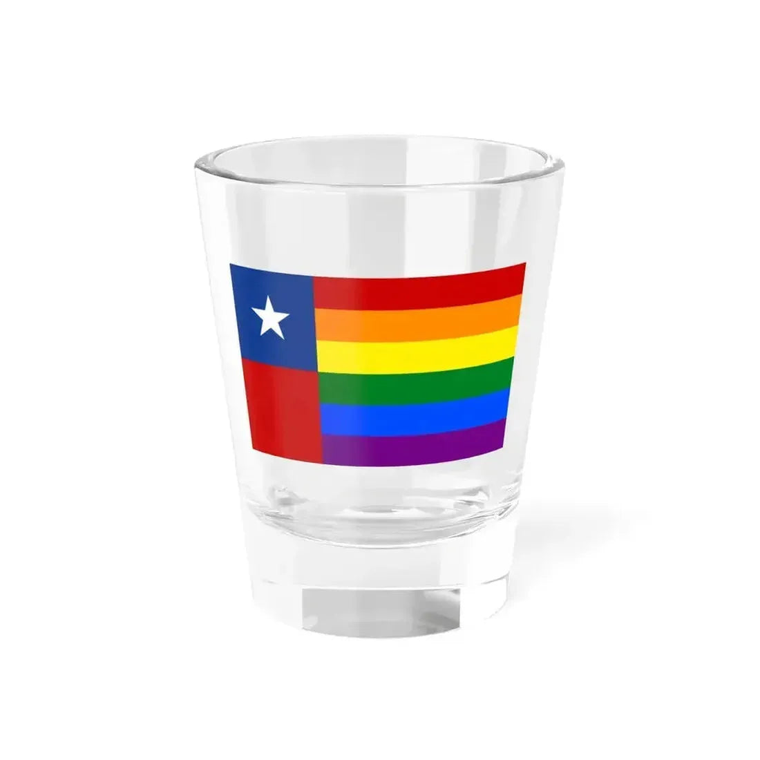 Chile Gay flag (Chile) Shot Glass 1.5oz 1.5oz - Go Mug Yourself