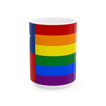 Chile Gay flag (Chile) White Coffee Mug 15oz - Go Mug Yourself