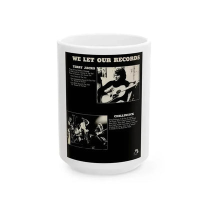 Chilliwack 1974 (Music Poster) White Coffee Mug 15oz - Go Mug Yourself